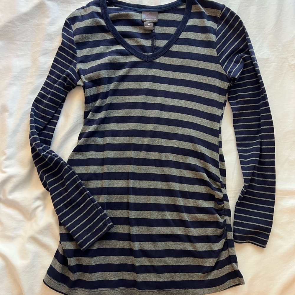 striped long sleeve tee